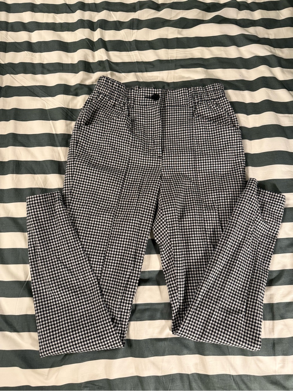 Urban Outfitters Gingham Black & White fitted pants - XS-TP